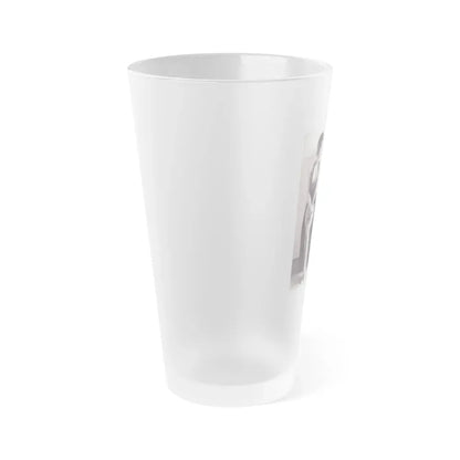 June Palmer #207 (Vintage Female Icon) Frosted Pint Glass 16oz - Go Mug Yourself