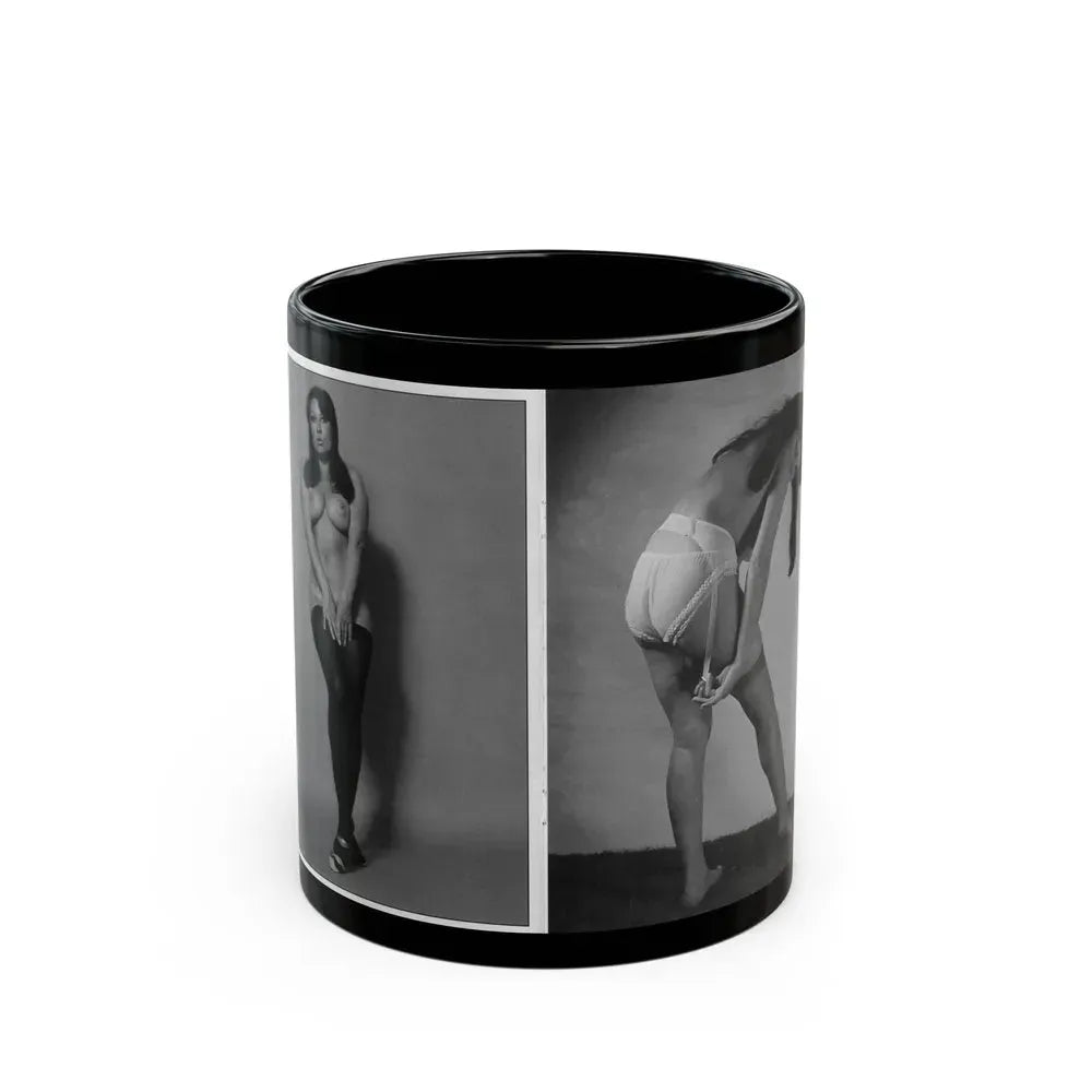 June Palmer #208 (Vintage Female Icon) Black Coffee Mug 11oz - Go Mug Yourself