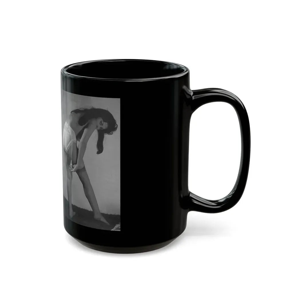 June Palmer #208 (Vintage Female Icon) Black Coffee Mug - Go Mug Yourself