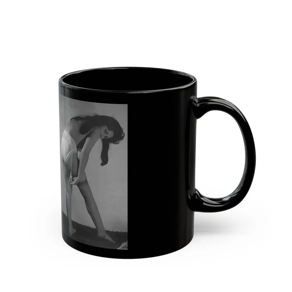 June Palmer #208 (Vintage Female Icon) Black Coffee Mug - Go Mug Yourself
