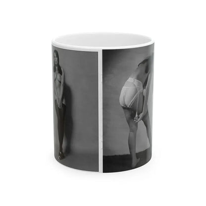 June Palmer #208 (Vintage Female Icon) White Coffee Mug 11oz - Go Mug Yourself