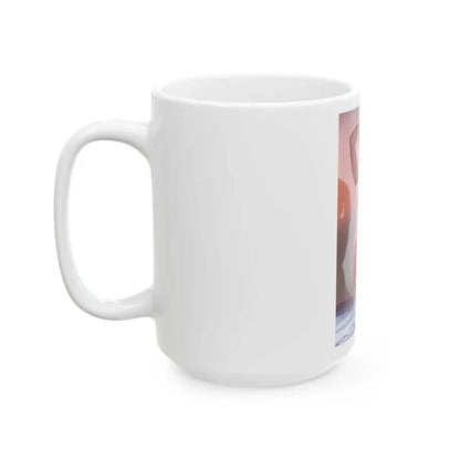 June Palmer #210 - Topless (Vintage Female Icon) White Coffee Mug - Go Mug Yourself