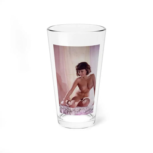 June Palmer #211 - Topless (Vintage Female Icon) Pint Glass 16oz 16oz - Go Mug Yourself