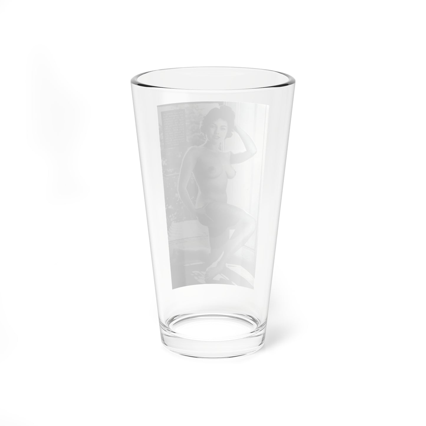 June Palmer #228 - Topless 1 (Vintage Female Icon) Pint Glass 16oz-Go Mug Yourself