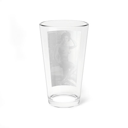 June Palmer #228 - Topless 1 (Vintage Female Icon) Pint Glass 16oz-Go Mug Yourself