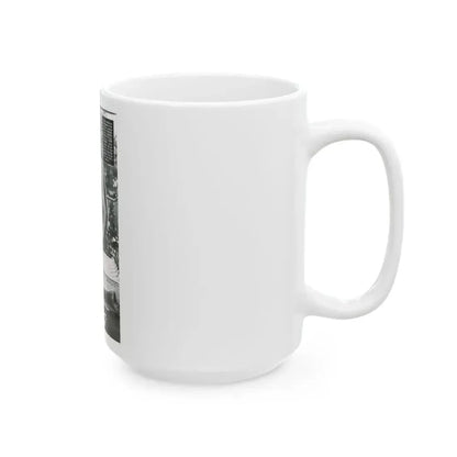June Palmer #228 - Topless 1 (Vintage Female Icon) White Coffee Mug - Go Mug Yourself