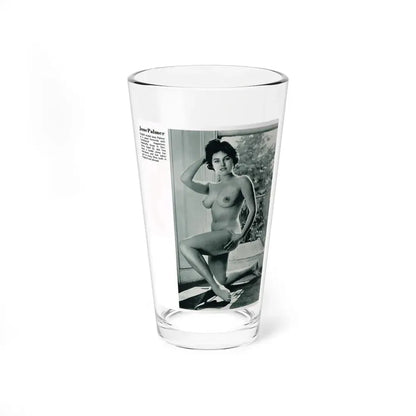 June Palmer #228 - Topless (Vintage Female Icon) Pint Glass 16oz 16oz - Go Mug Yourself