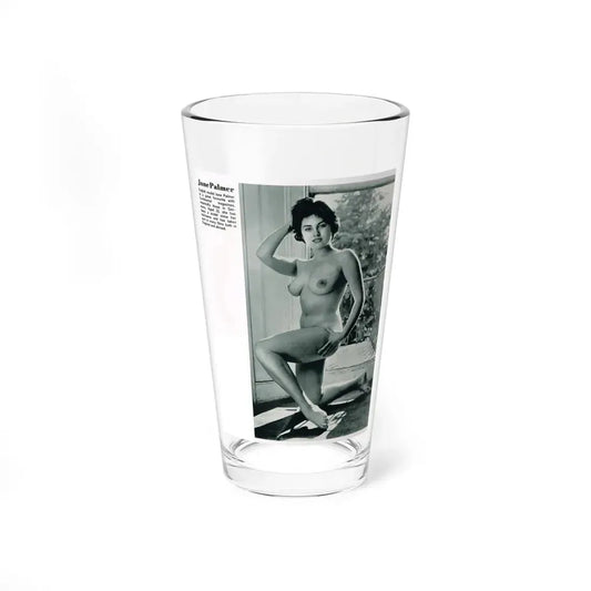 June Palmer #228 - Topless (Vintage Female Icon) Pint Glass 16oz 16oz - Go Mug Yourself