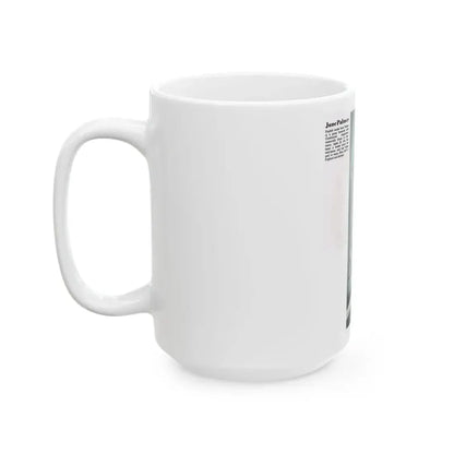 June Palmer #228 - Topless (Vintage Female Icon) White Coffee Mug - Go Mug Yourself