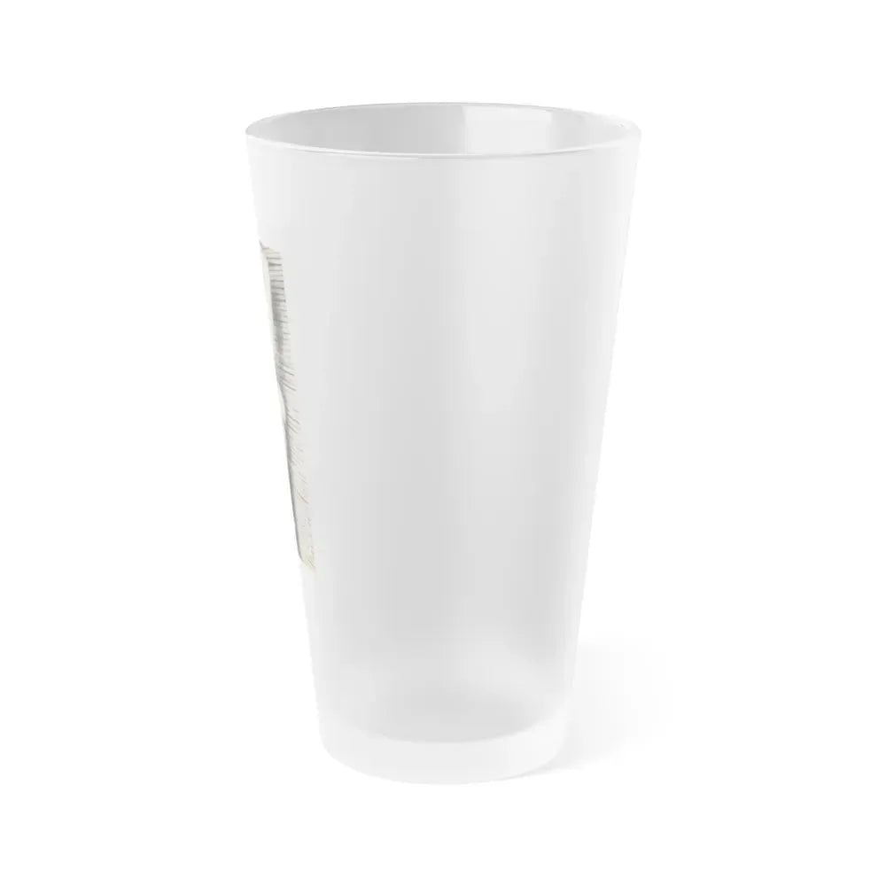 June Palmer #229 - Topless (Vintage Female Icon) Frosted Pint Glass 16oz - Go Mug Yourself