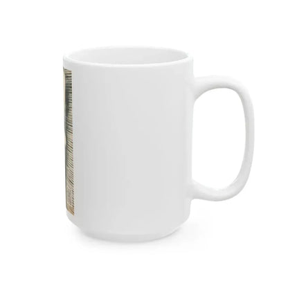 June Palmer #229 - Topless (Vintage Female Icon) White Coffee Mug - Go Mug Yourself