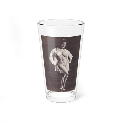 June Palmer #230 - Topless (Vintage Female Icon) Pint Glass 16oz 16oz - Go Mug Yourself