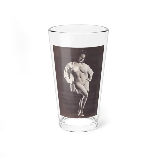 June Palmer #230 - Topless (Vintage Female Icon) Pint Glass 16oz 16oz - Go Mug Yourself