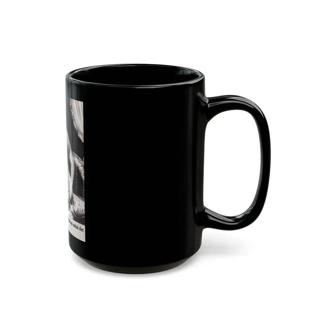 June Palmer #231 (Vintage Female Icon) Black Coffee Mug - Go Mug Yourself