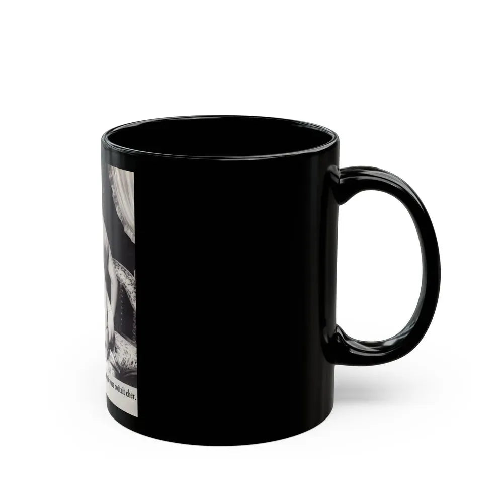 June Palmer #231 (Vintage Female Icon) Black Coffee Mug - Go Mug Yourself
