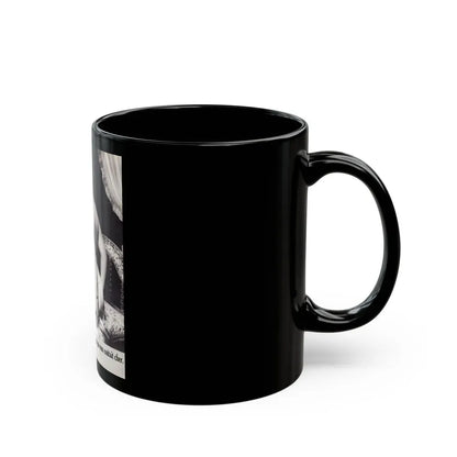 June Palmer #231 (Vintage Female Icon) Black Coffee Mug - Go Mug Yourself