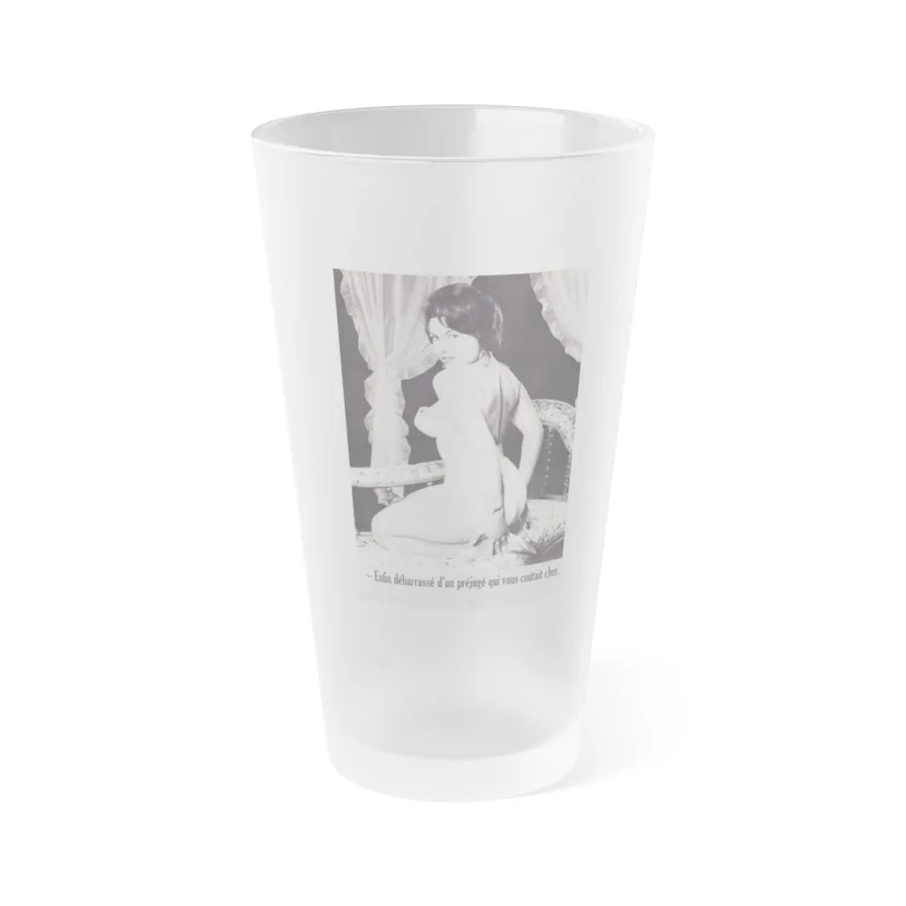 June Palmer #231 (Vintage Female Icon) Frosted Pint Glass 16oz-16oz-Frosted-Go Mug Yourself