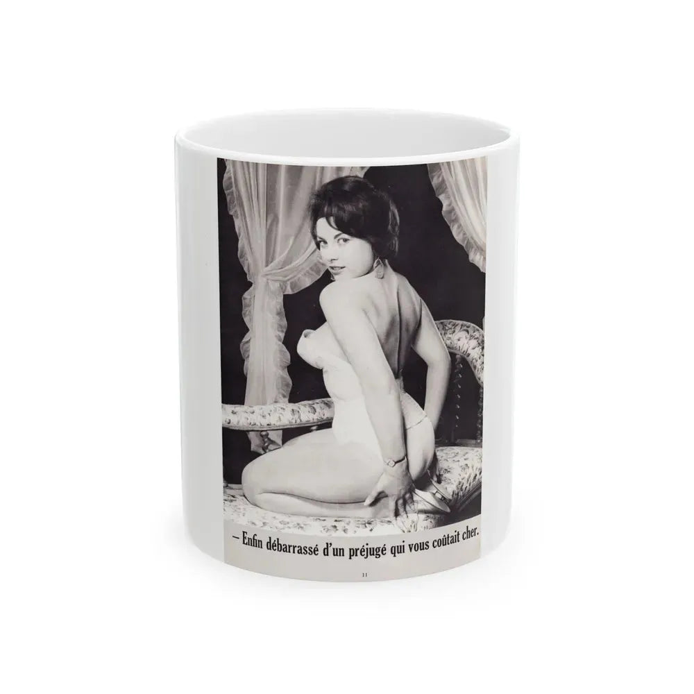 June Palmer #231 (Vintage Female Icon) White Coffee Mug 11oz - Go Mug Yourself