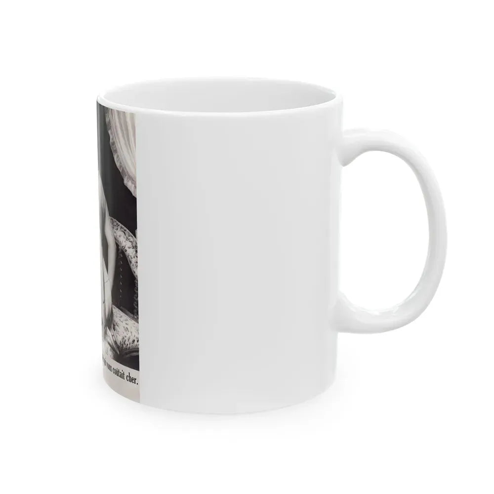 June Palmer #231 (Vintage Female Icon) White Coffee Mug - Go Mug Yourself
