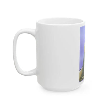 June Palmer #232 - Topless (Vintage Female Icon) White Coffee Mug - Go Mug Yourself