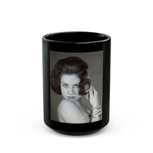 June Palmer #233 1 (Vintage Female Icon) Black Coffee Mug 15oz - Go Mug Yourself