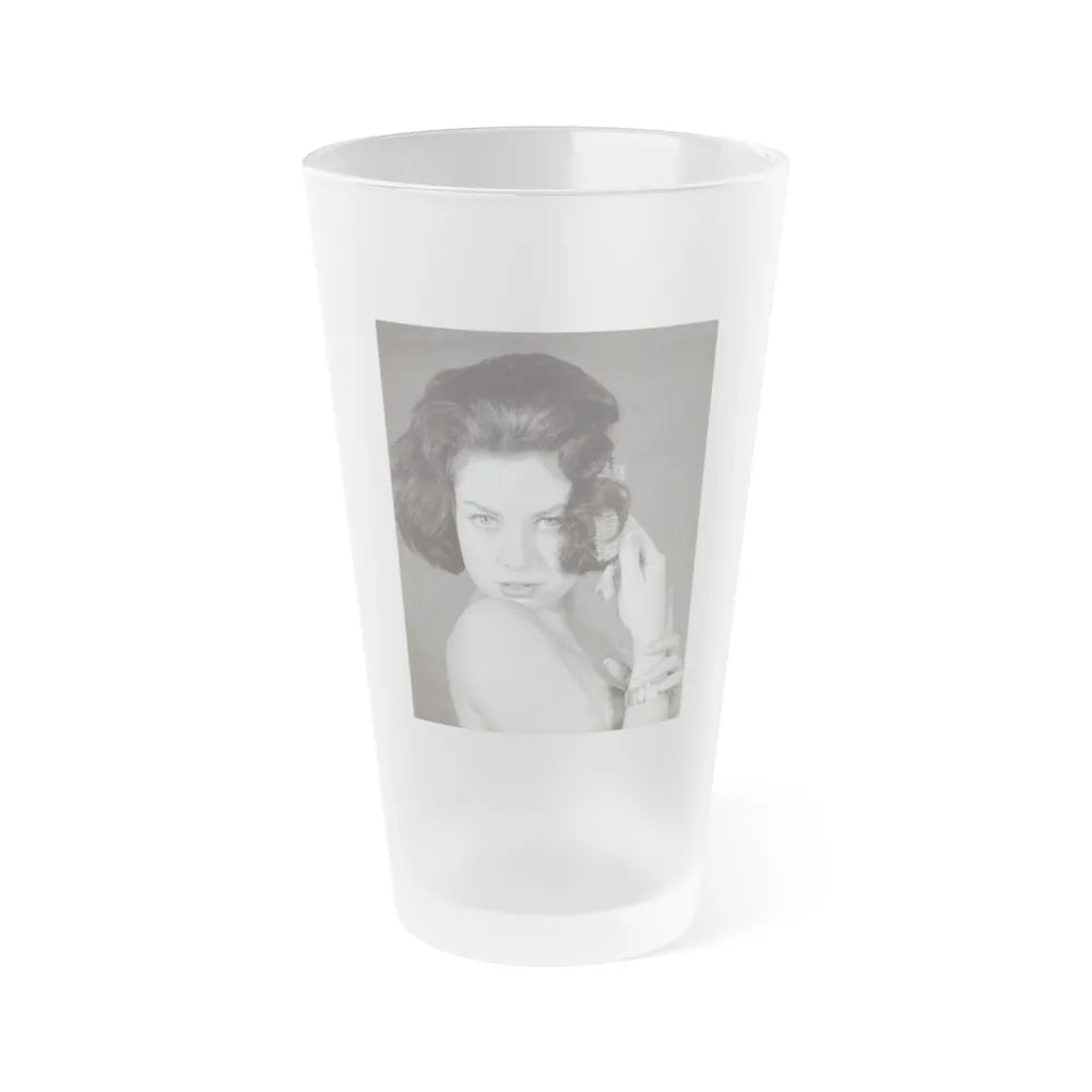 June Palmer #233 1 (Vintage Female Icon) Frosted Pint Glass 16oz-16oz-Frosted-Go Mug Yourself