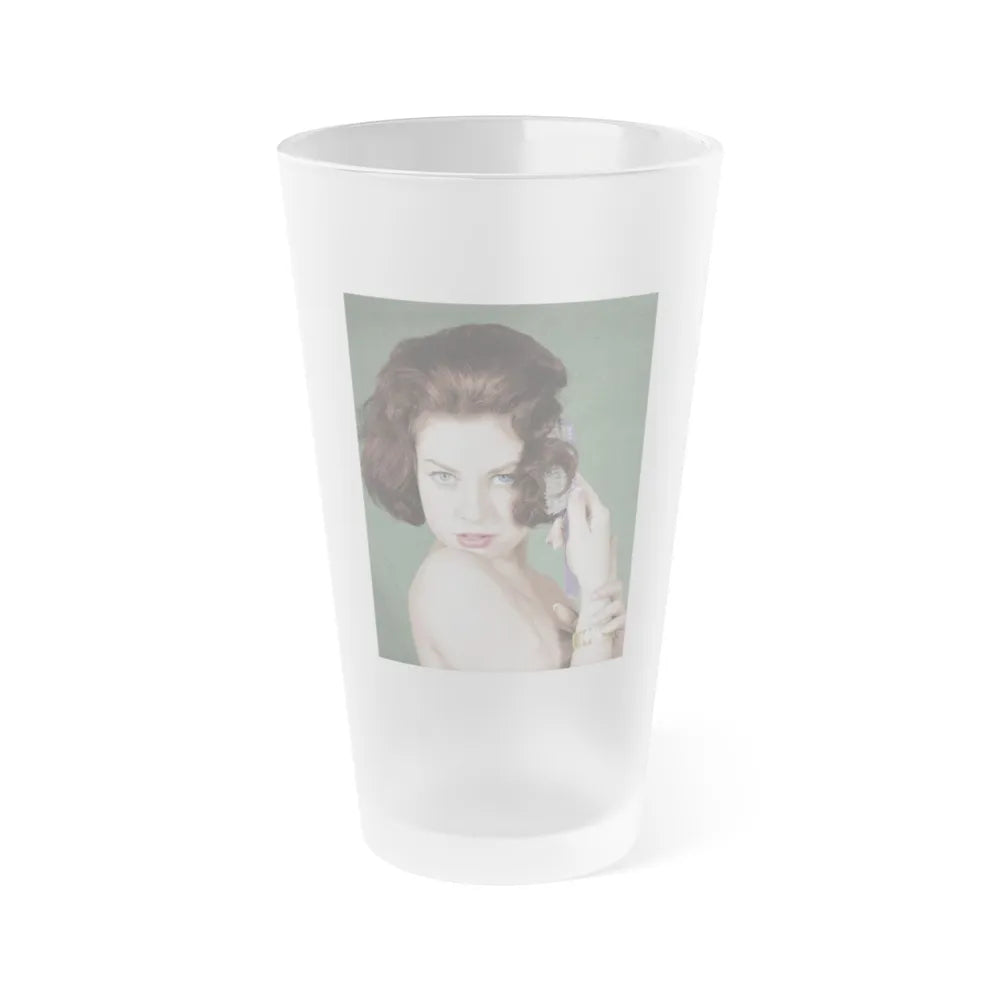 June Palmer #233 (Vintage Female Icon) Frosted Pint Glass 16oz-16oz-Frosted-Go Mug Yourself