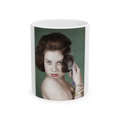June Palmer #233 (Vintage Female Icon) White Coffee Mug 11oz - Go Mug Yourself