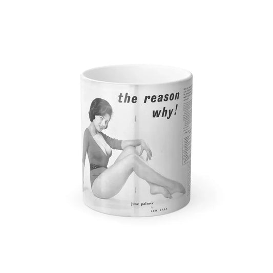 June Palmer #234 (Vintage Female Icon) Color Changing Coffee Mug 11oz - Go Mug Yourself