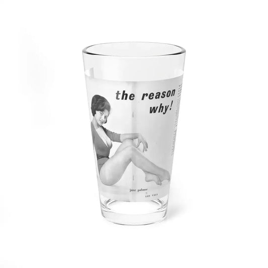 June Palmer #234 (Vintage Female Icon) Pint Glass 16oz 16oz - Go Mug Yourself