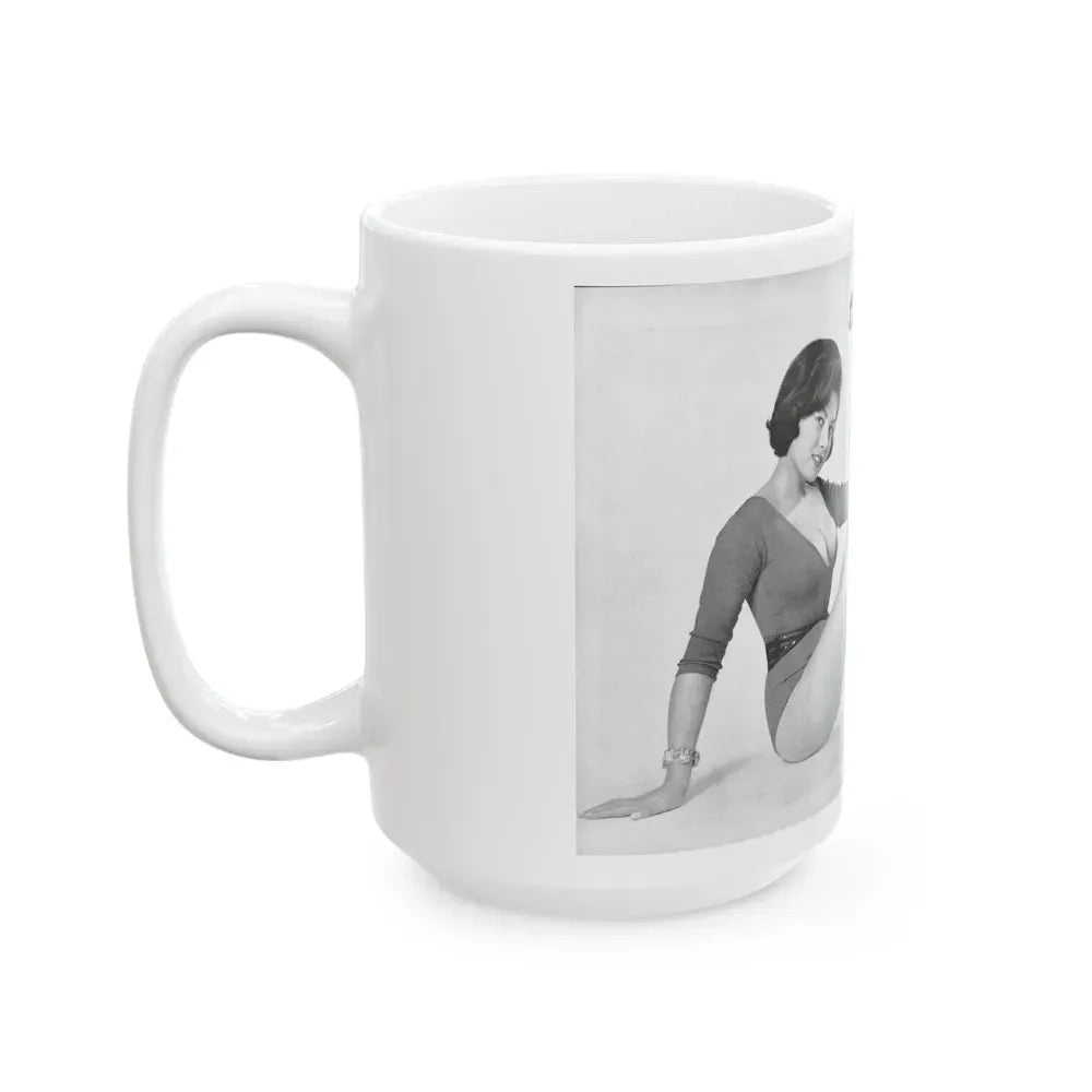 June Palmer #234 (Vintage Female Icon) White Coffee Mug - Go Mug Yourself
