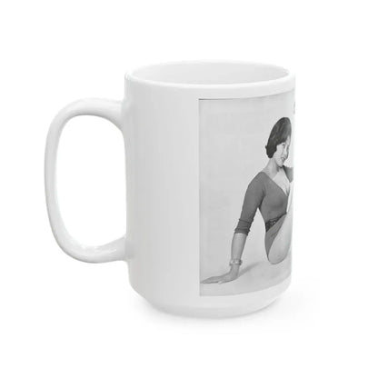 June Palmer #234 (Vintage Female Icon) White Coffee Mug - Go Mug Yourself