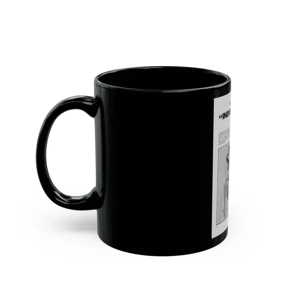 June Palmer #236 (Vintage Female Icon) Black Coffee Mug - Go Mug Yourself