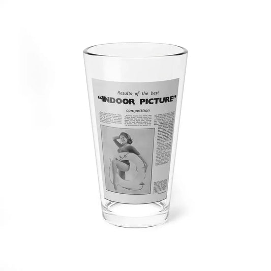 June Palmer #236 (Vintage Female Icon) Pint Glass 16oz 16oz - Go Mug Yourself
