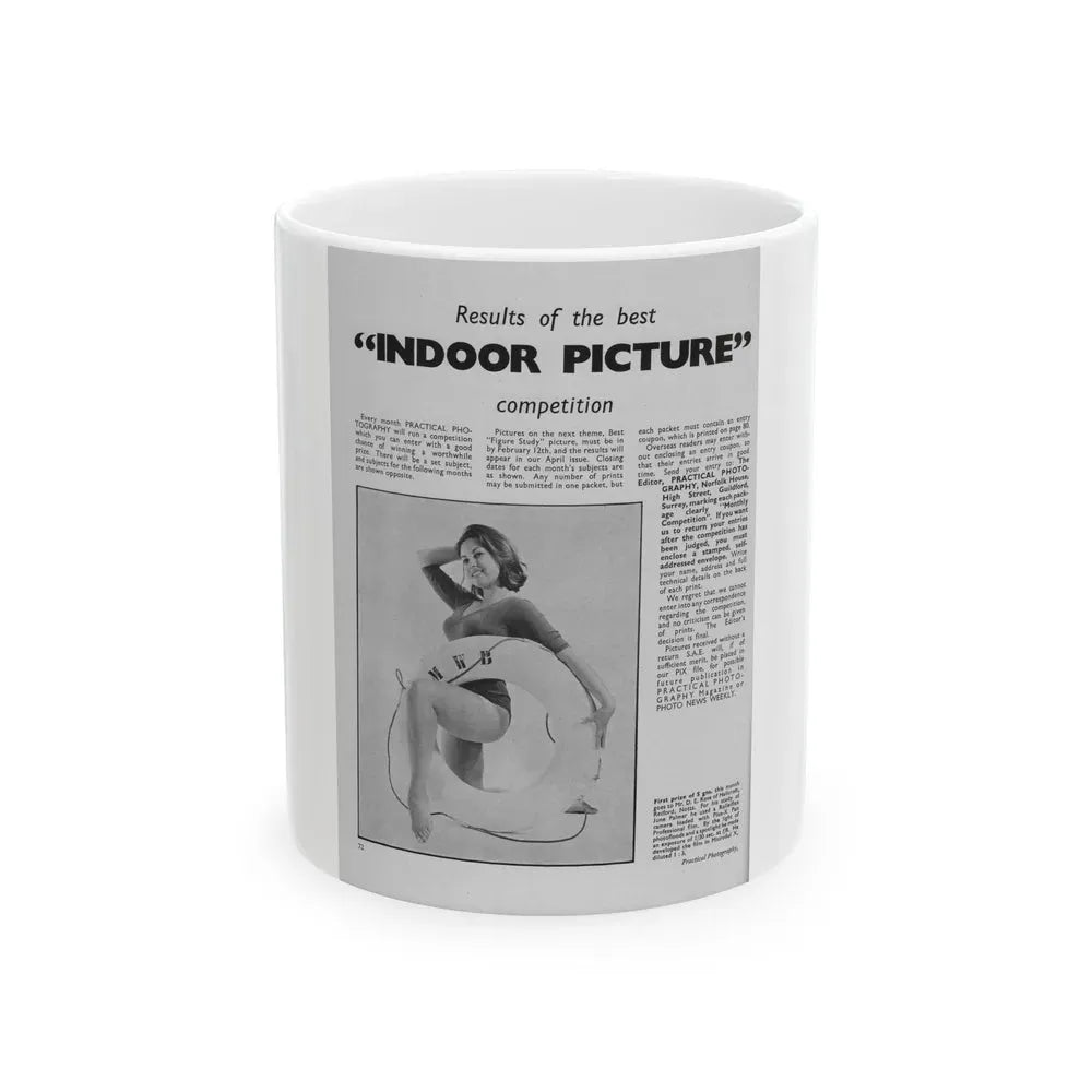 June Palmer #236 (Vintage Female Icon) White Coffee Mug 11oz - Go Mug Yourself