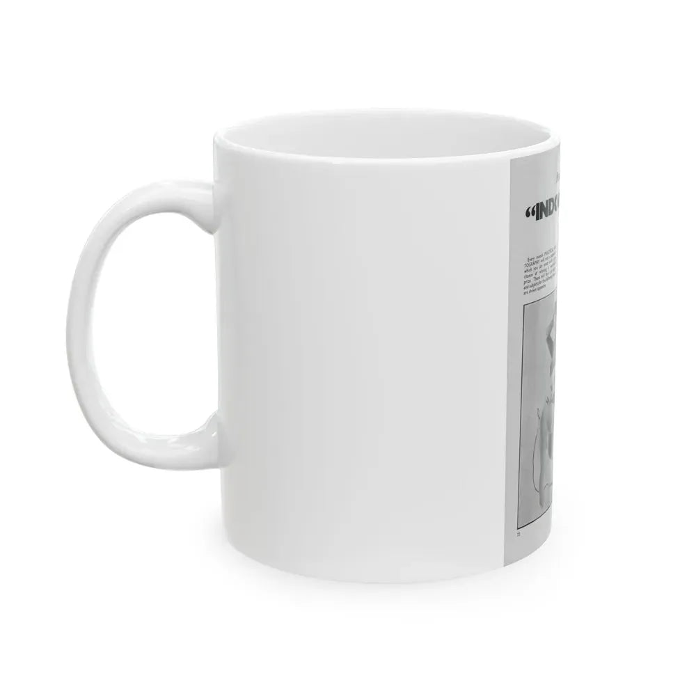 June Palmer #236 (Vintage Female Icon) White Coffee Mug - Go Mug Yourself