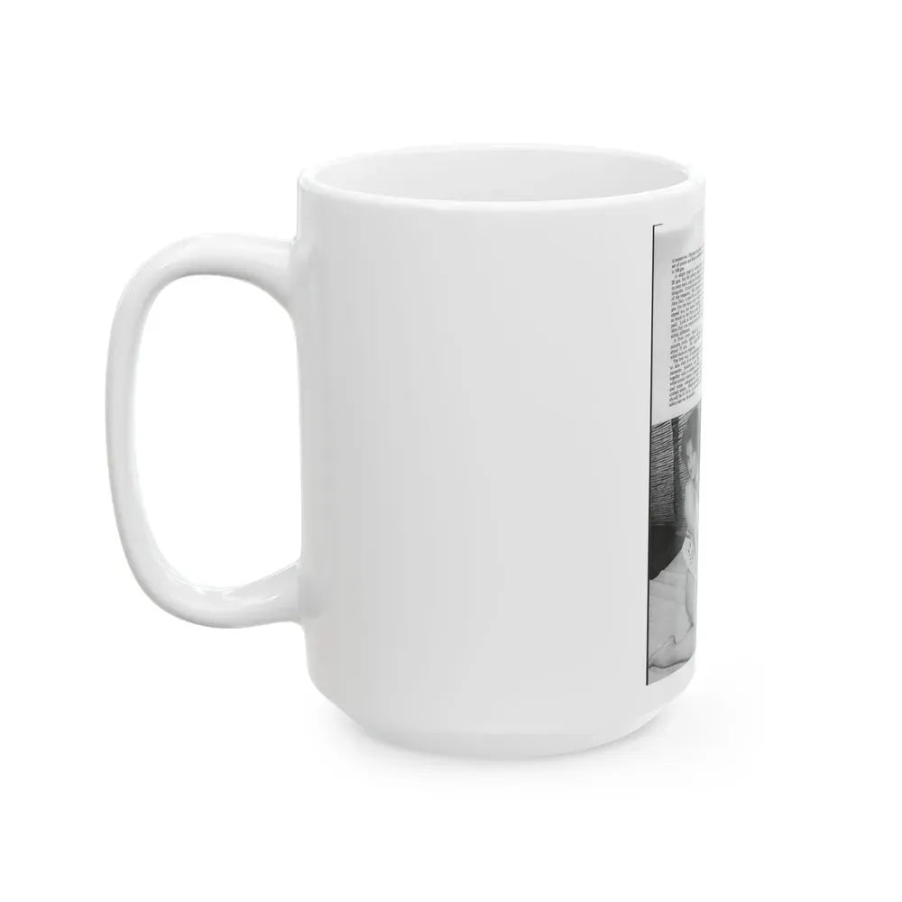 June Palmer #237 (Vintage Female Icon) White Coffee Mug - Go Mug Yourself