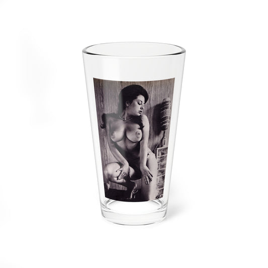 June Palmer #245 - Topless (Vintage Female Icon) Pint Glass 16oz-16oz-Go Mug Yourself