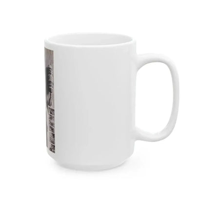 June Palmer #245 - Topless (Vintage Female Icon) White Coffee Mug - Go Mug Yourself