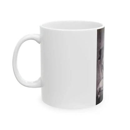 June Palmer #245 - Topless (Vintage Female Icon) White Coffee Mug - Go Mug Yourself