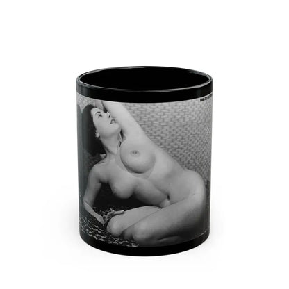 June Palmer #246 (Vintage Female Icon) Black Coffee Mug 11oz - Go Mug Yourself