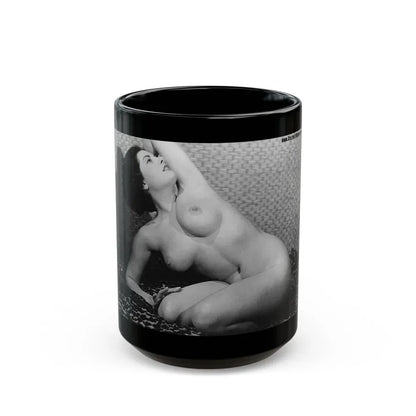 June Palmer #246 (Vintage Female Icon) Black Coffee Mug 15oz - Go Mug Yourself