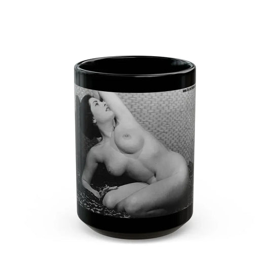 June Palmer #246 (Vintage Female Icon) Black Coffee Mug 15oz - Go Mug Yourself