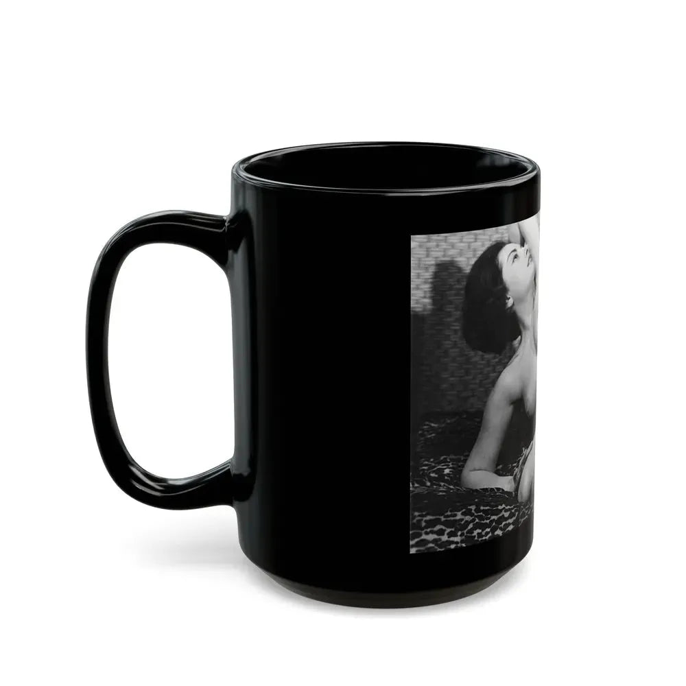 June Palmer #246 (Vintage Female Icon) Black Coffee Mug - Go Mug Yourself