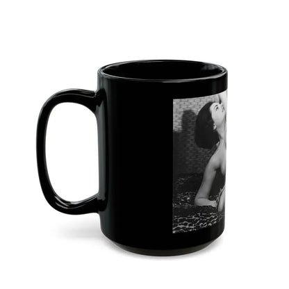 June Palmer #246 (Vintage Female Icon) Black Coffee Mug - Go Mug Yourself
