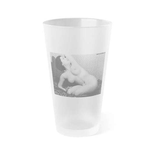 June Palmer #246 (Vintage Female Icon) Frosted Pint Glass 16oz-16oz-Frosted-Go Mug Yourself