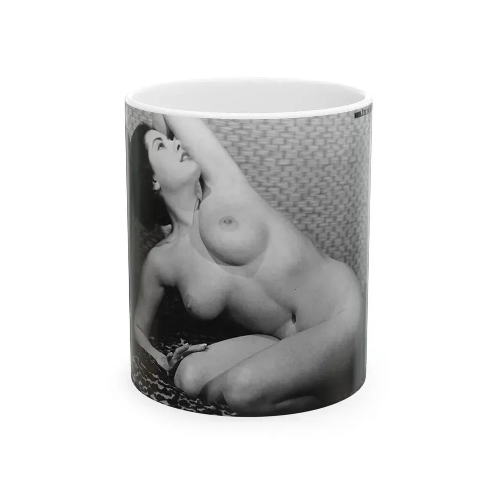 June Palmer #246 (Vintage Female Icon) White Coffee Mug 11oz - Go Mug Yourself