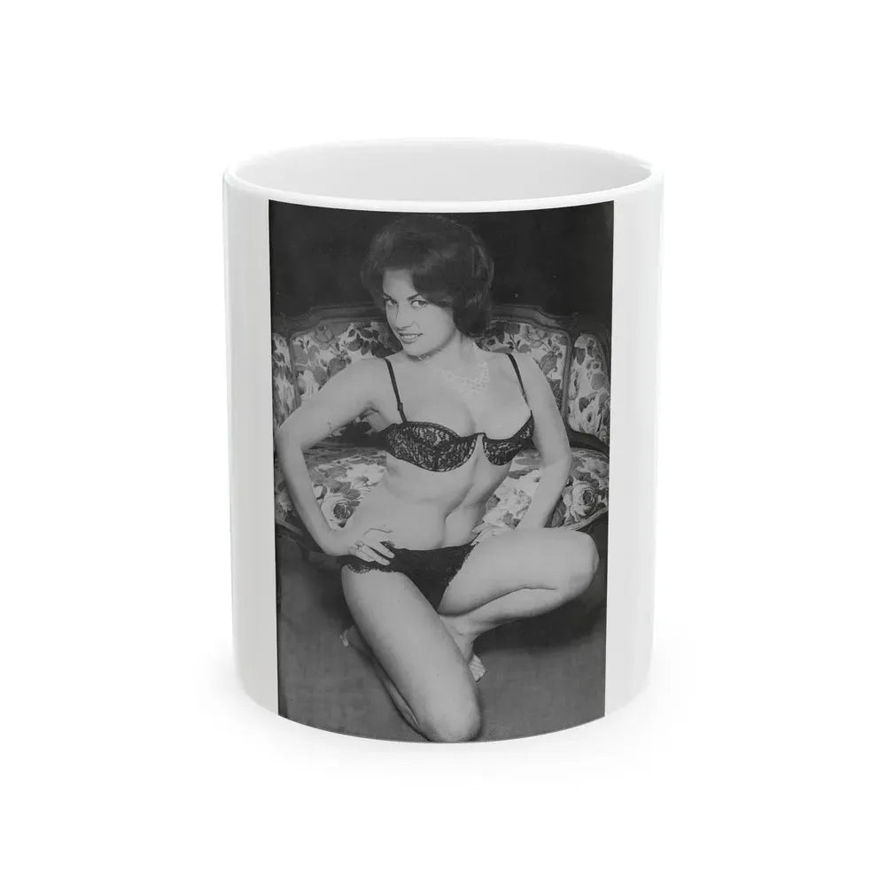 June Palmer #248 (Vintage Female Icon) White Coffee Mug 11oz - Go Mug Yourself