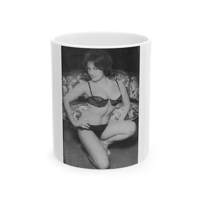 June Palmer #248 (Vintage Female Icon) White Coffee Mug 11oz - Go Mug Yourself