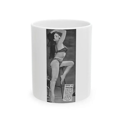 June Palmer #252 (Vintage Female Icon) White Coffee Mug 11oz - Go Mug Yourself